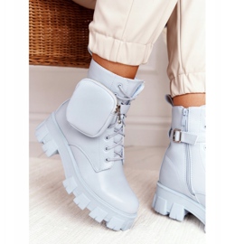 PS1 Plattform stövlar arbetare blå lördag 1