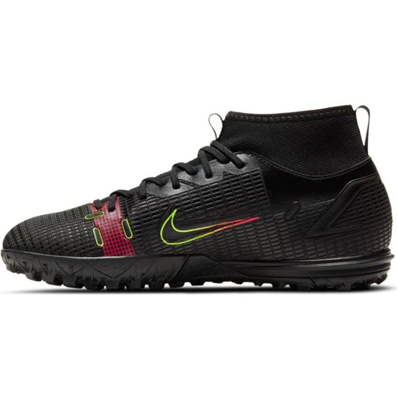 Nike Mercurial Superfly 8 Academy Tf Jr CV0789 090 fotbollsskor mångfärgad svart 2