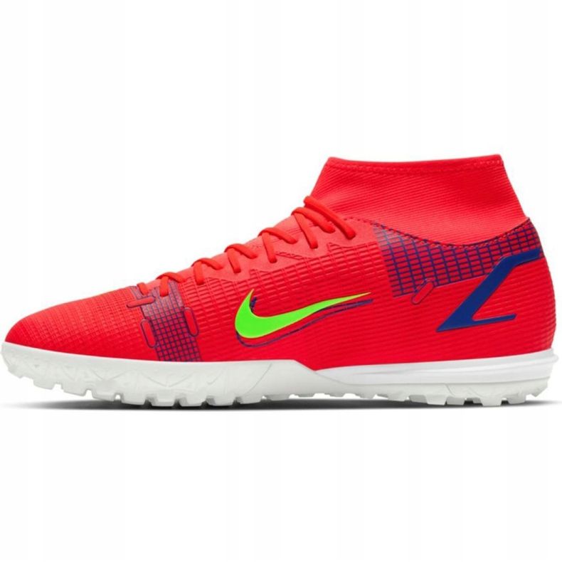 Nike Mercurial Superfly 8 Academy Tf M CV0953 600 fotbollsskor röd apelsiner och röda 2
