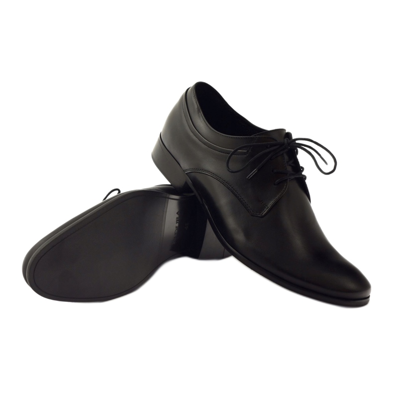 BADURA CLASSIC LEATHER Black Formal Shoes 7549 svart 3