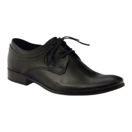 BADURA CLASSIC LEATHER Black Formal Shoes 7549 svart 1