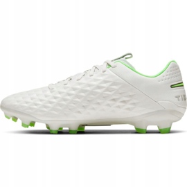 Nike Tiempo Legend 8 Pro Fg M AT6133 030 fotbollsskor vit vit 1