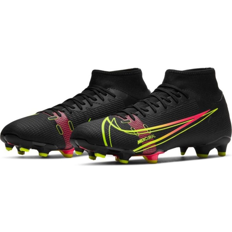 Nike Mercurial Superfly 8 Academy Mg M CV0843 090 fotbollsskor mångfärgad svart 1