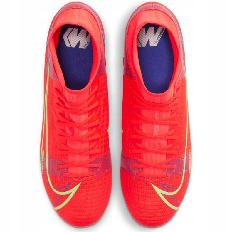Nike Mercurial Superfly 8 Academy Mg M CV0843 600 fotbollsskor röd apelsiner och röda 1