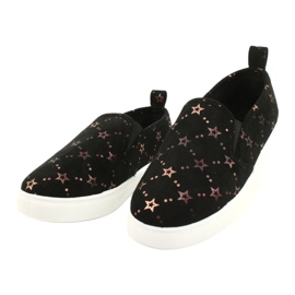 Evento Mocka Sports Slip-On Sneakers 21DZ26-3931 ['svart guld'] svart 2