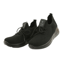 Evento 21TX02-3674 slip-on sportskor svarta 2