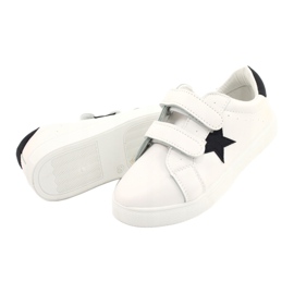 Evento Star News 21DZ26-3932 Sneakers med kardborreband, vita 3