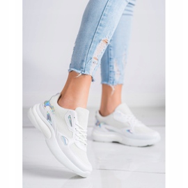 Creamberry'S Sneakers med Holo -insatser vit mångfärgad 2