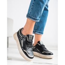 Ax Boxing Svarta sportskor beige 1