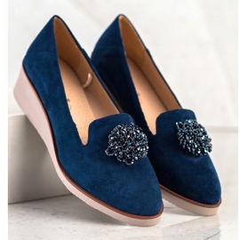 Eleganta herrar med VINCEZA -dekoration marinblå 2