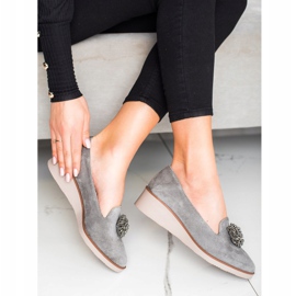 Eleganta herrar med VINCEZA -dekoration grå 1