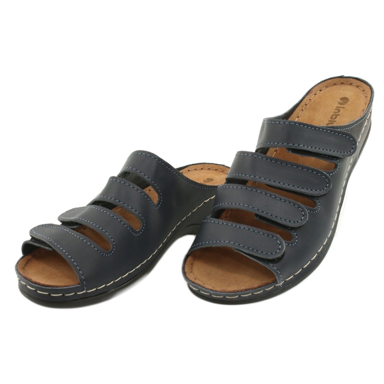 Inblu damskor 158D147 marinblå 2