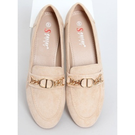 Dam beige loafers T393P Beige 1