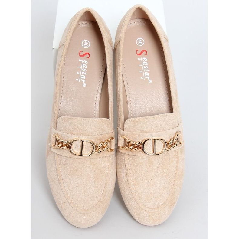 Dam beige loafers T393P Beige 1