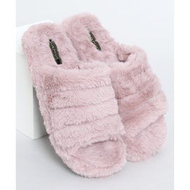 Dam tofflor med en elastisk lila X8130 lila purpur 1