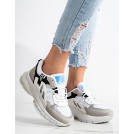 SHELOVET Sneakers på plattformen med mesh mångfärgad 1