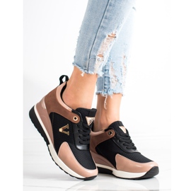 VINCEZA casual sneakers svart rosa mångfärgad 1