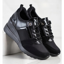 Snygga VINCEZA sneakers svart 2