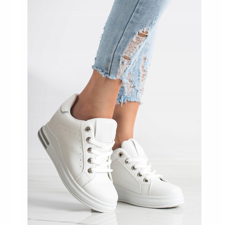 SHELOVET Vita wedge sneakers 2