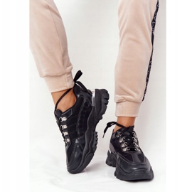 PS1 Kvinnors sneakers på stor sula Bra humör svart 1