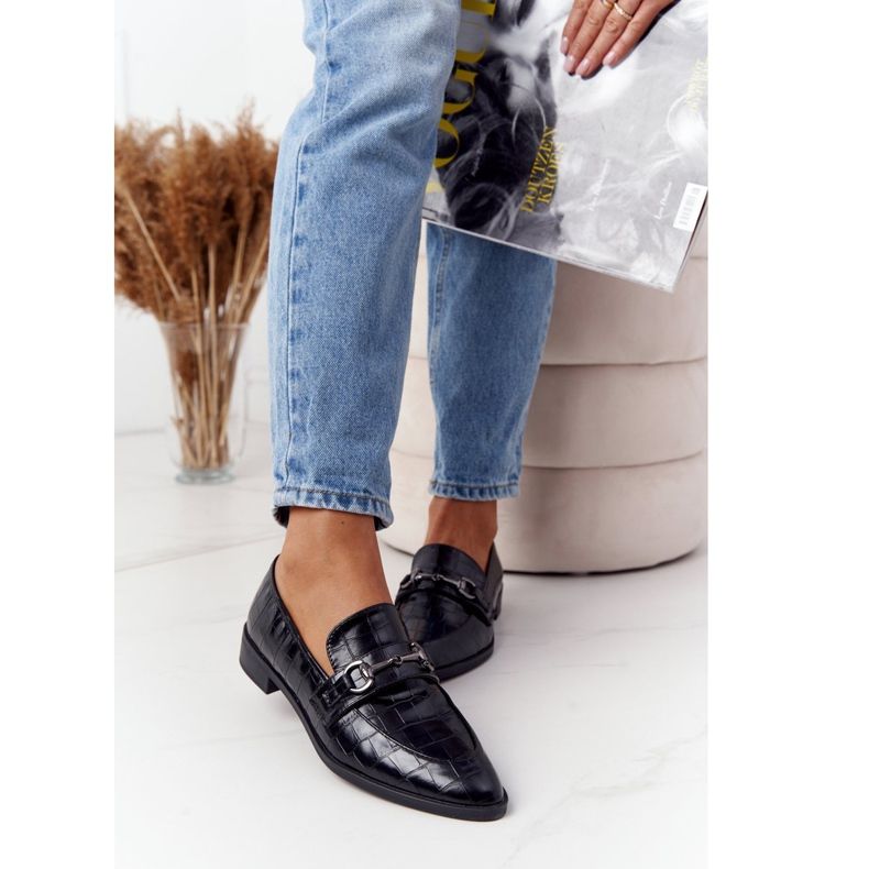 S.Barski Eleganta dammockasiner från S. Bararski Black svart 1