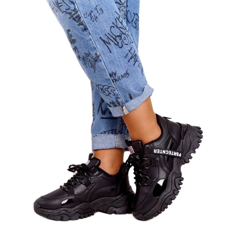 Evento Sports damskor Sneakers Nyheter 21SP26-3925 svart 2