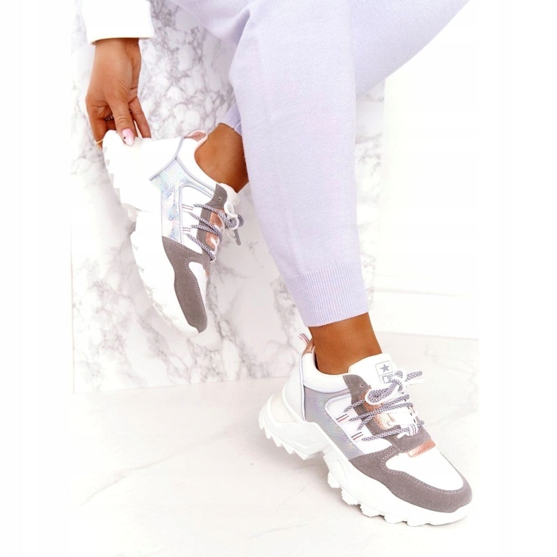 News Kvinnors sportskor sneakers 21sp26-3973 vit 2