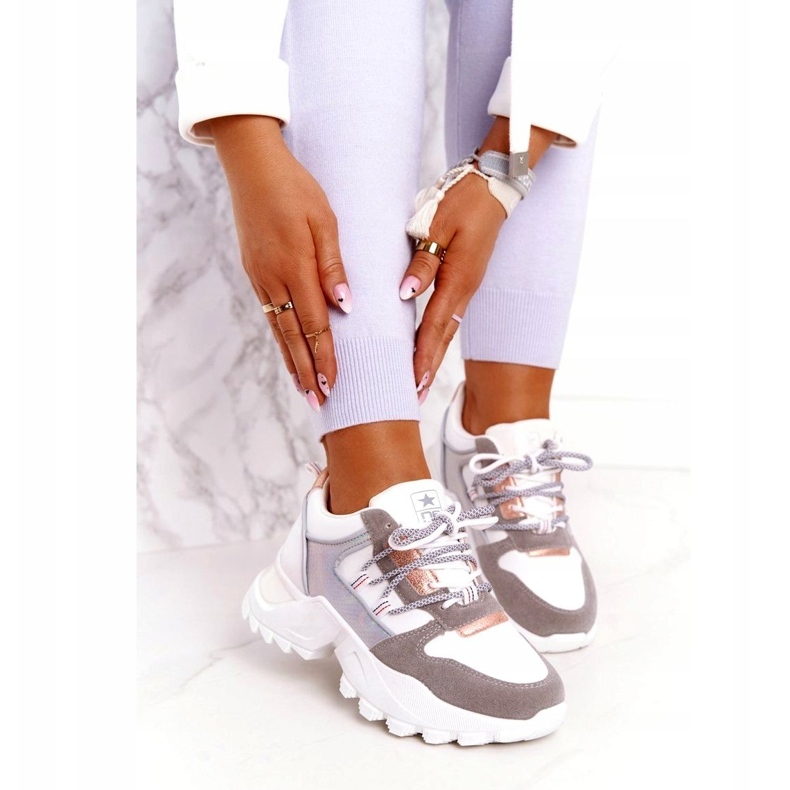 News Kvinnors sportskor sneakers 21sp26-3973 vit 1