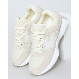 Beige BL209P Beige sportskor 1