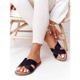 Eleganta damtofflor S.Barski Black svart 1