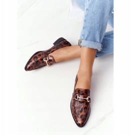 S.Barski Eleganta damloafers S. Barski Leopard brun 2
