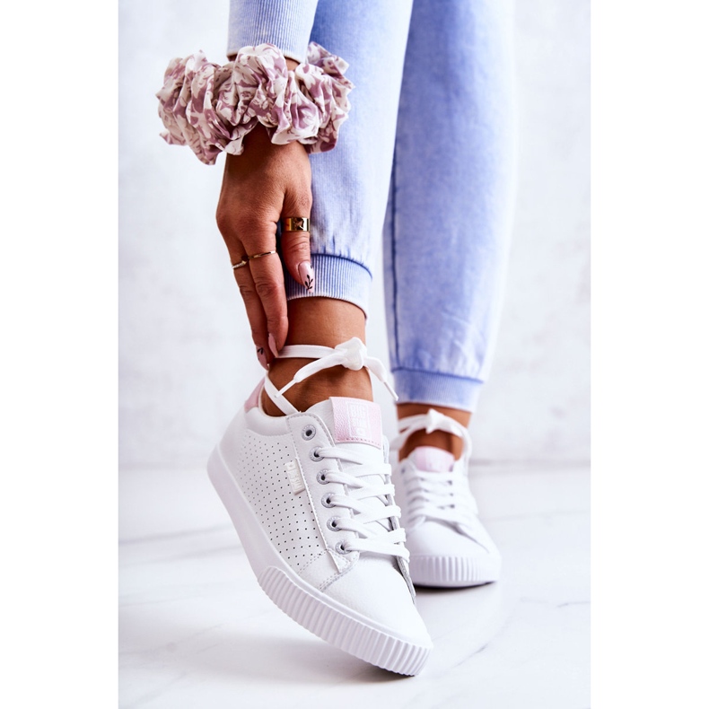Dam Sneakers Big Star HH274073 Vit och Rosa 1