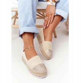 S.Barski Espadrilles på halmplattformen S. Barski Beige 2
