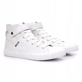 Mäns högsta sneakers Big Star White Y174024 vit 1