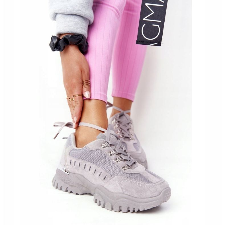 PS1 Damskor på stor sula Grå Bra humör 1