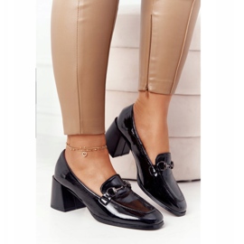 Eleganta pumps på höga klackar S.Barski Premium Black svart 2