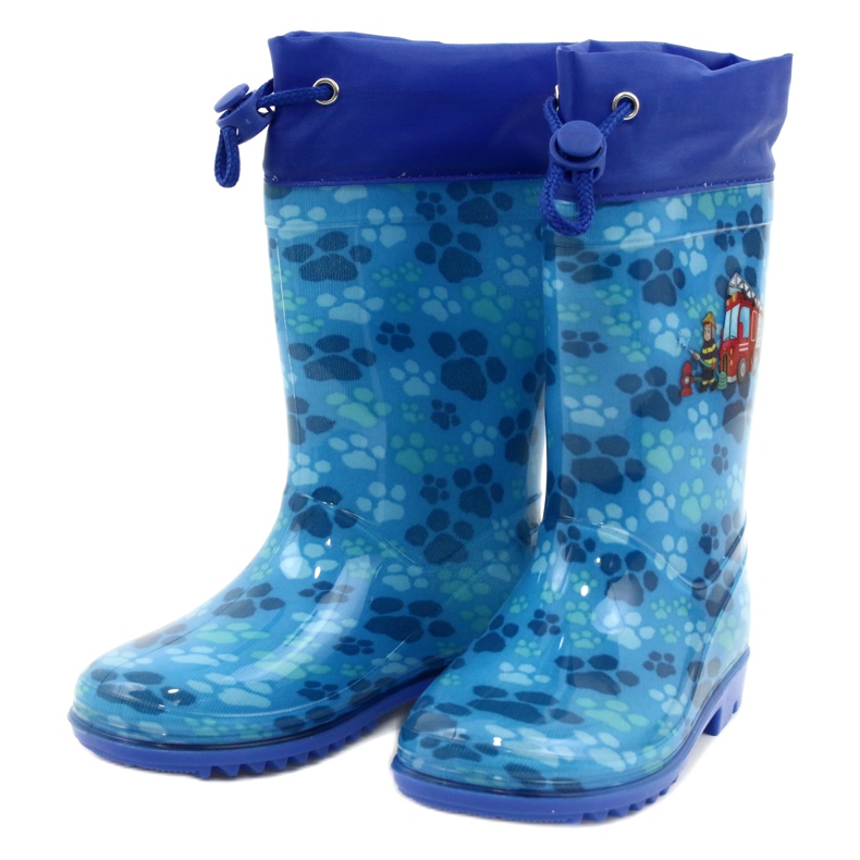 American Club American Blue Firefighter Galoshes KAL04 röd blå 1