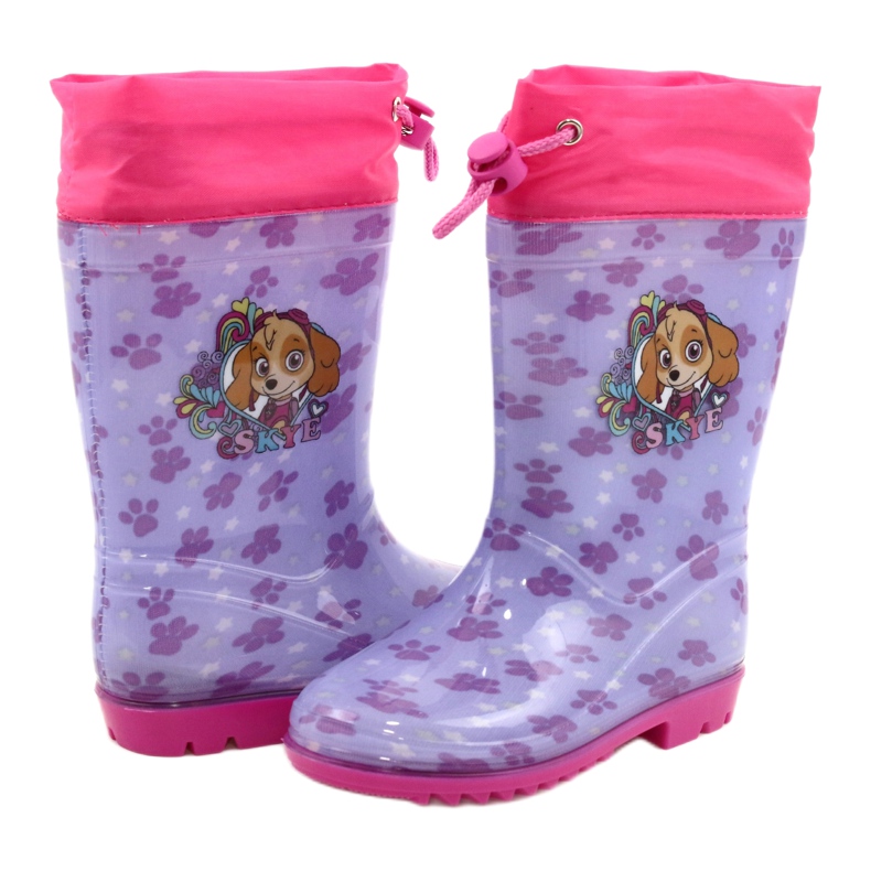 American Club American Lavender Wellies SKYE KAL04 purpur rosa 2