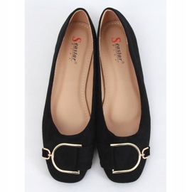 Eleganta svarta ballerinor för kvinnor LK47P Svart 1