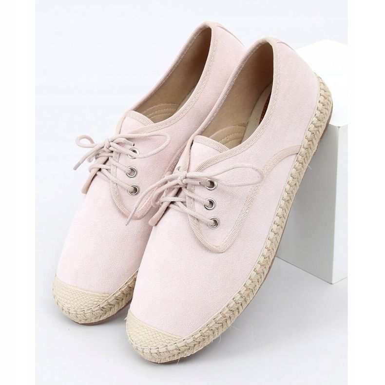 Dam beige espadriller 77-196 Naken 1