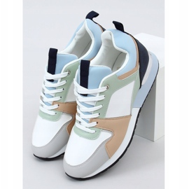 Flerfärgade sportskor B0-671 Blå mångfärgad 1