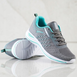 Bona Löparhastighets sportskor grå grön 2