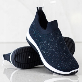 Renda Slip-on sneakers för våren marinblå 1