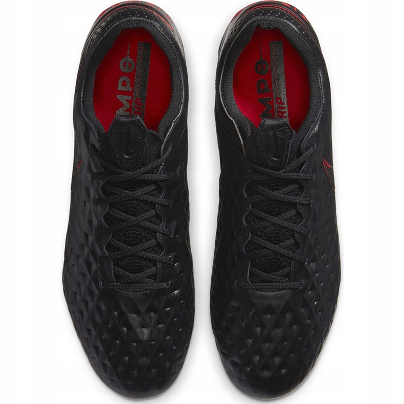 Nike Tiempo Legend 8 Elite Sg Pro Ac AT5900 060 fotbollsskor svart svart 1