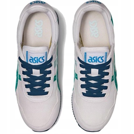 Asics Tiger Runner Gs vit och blå 1204A015 100 barnskor mångfärgad 1