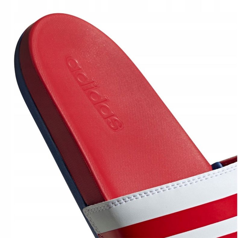 Adidas Adilette Comfort M EG1853 tofflor vit röd 4