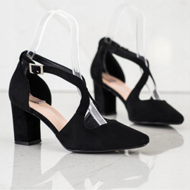 Eleganta Sergio Leone pumps svart 2