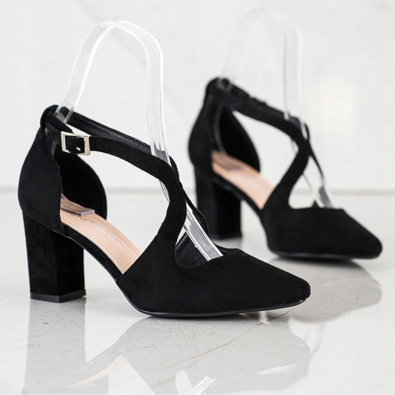 Eleganta Sergio Leone pumps svart 2