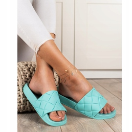 Seastar Bekväma gummi tofflor grön 1