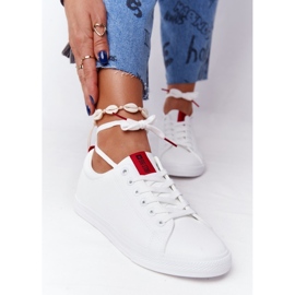 Sneakers för damer med band Big Star DD274685 Vit 2